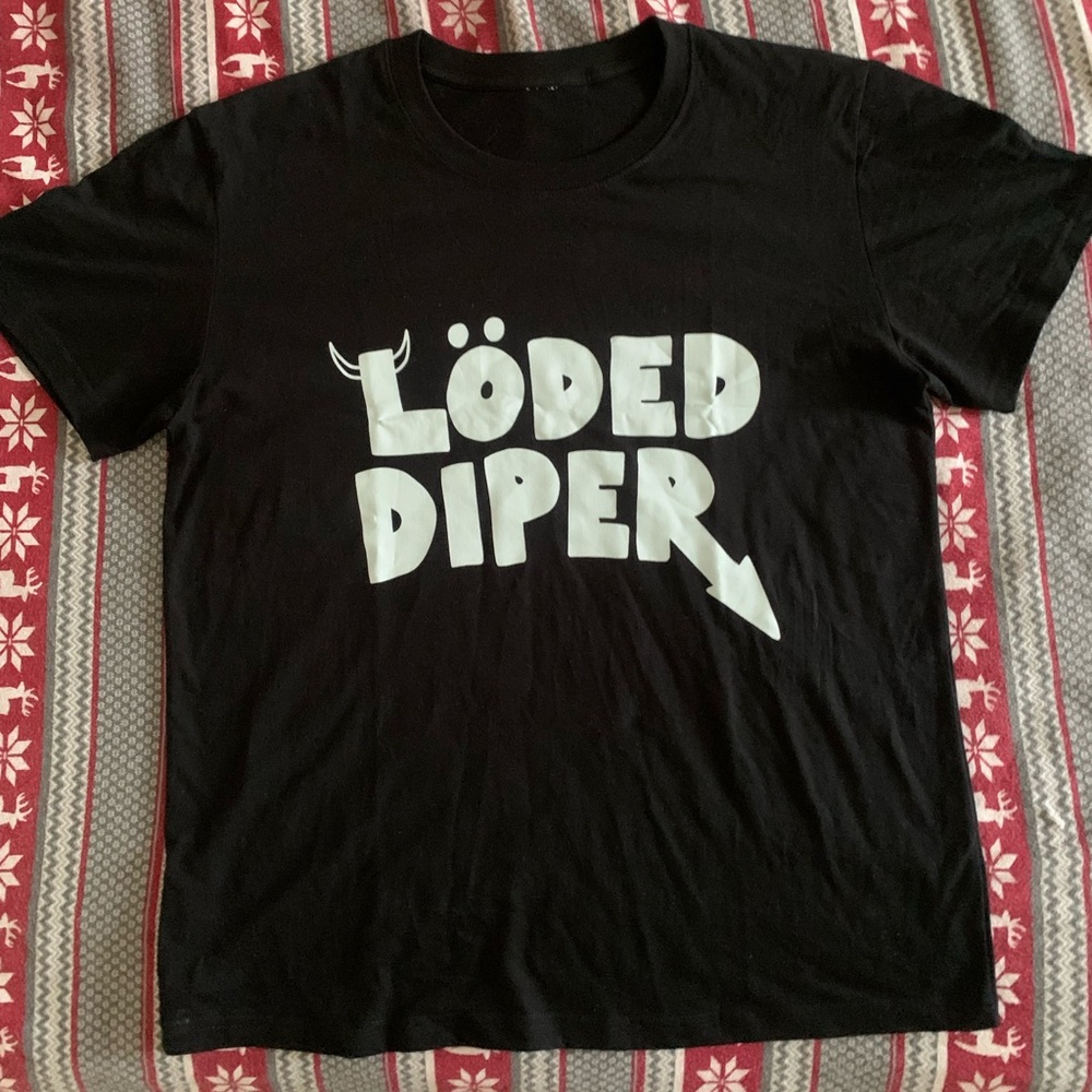 Loded Diper Graphic Y2k Tee